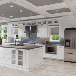 TAILORED | Shaker Cinder Cabinets - Cabinets Express