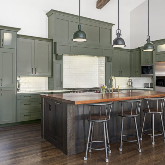 Tailored Shaker Sage Cabinetry