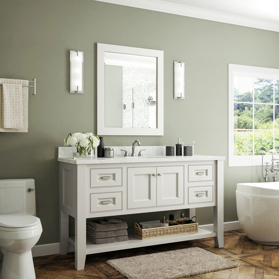 TAILORED | Trenton Inset Ivory Vanity